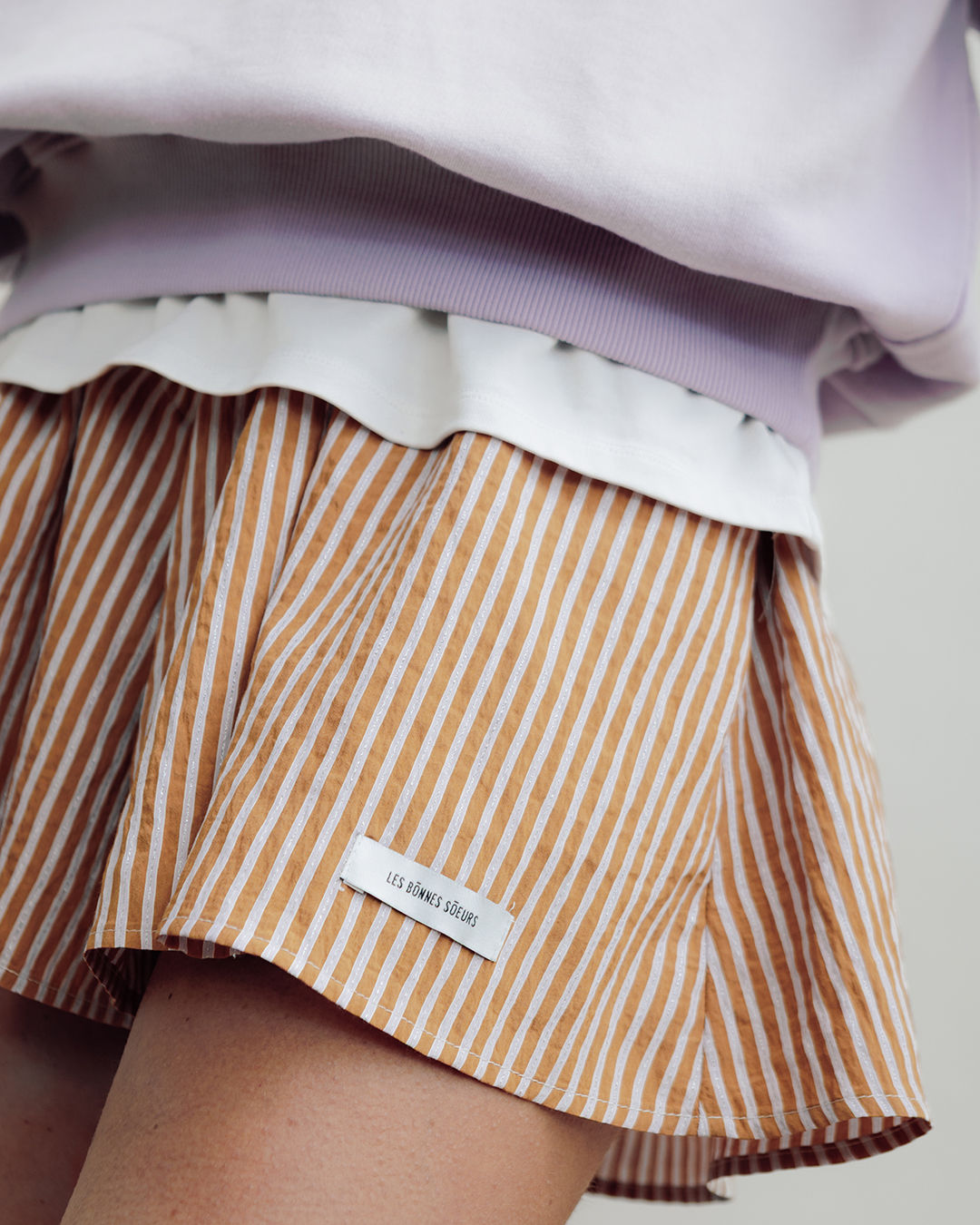 Short " LOU " lilas