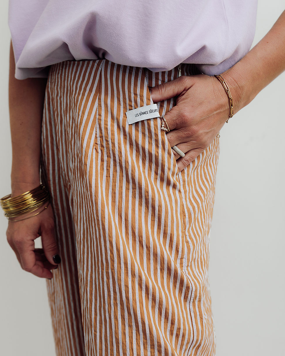 Miniature : Pantalon " JILL " lilas