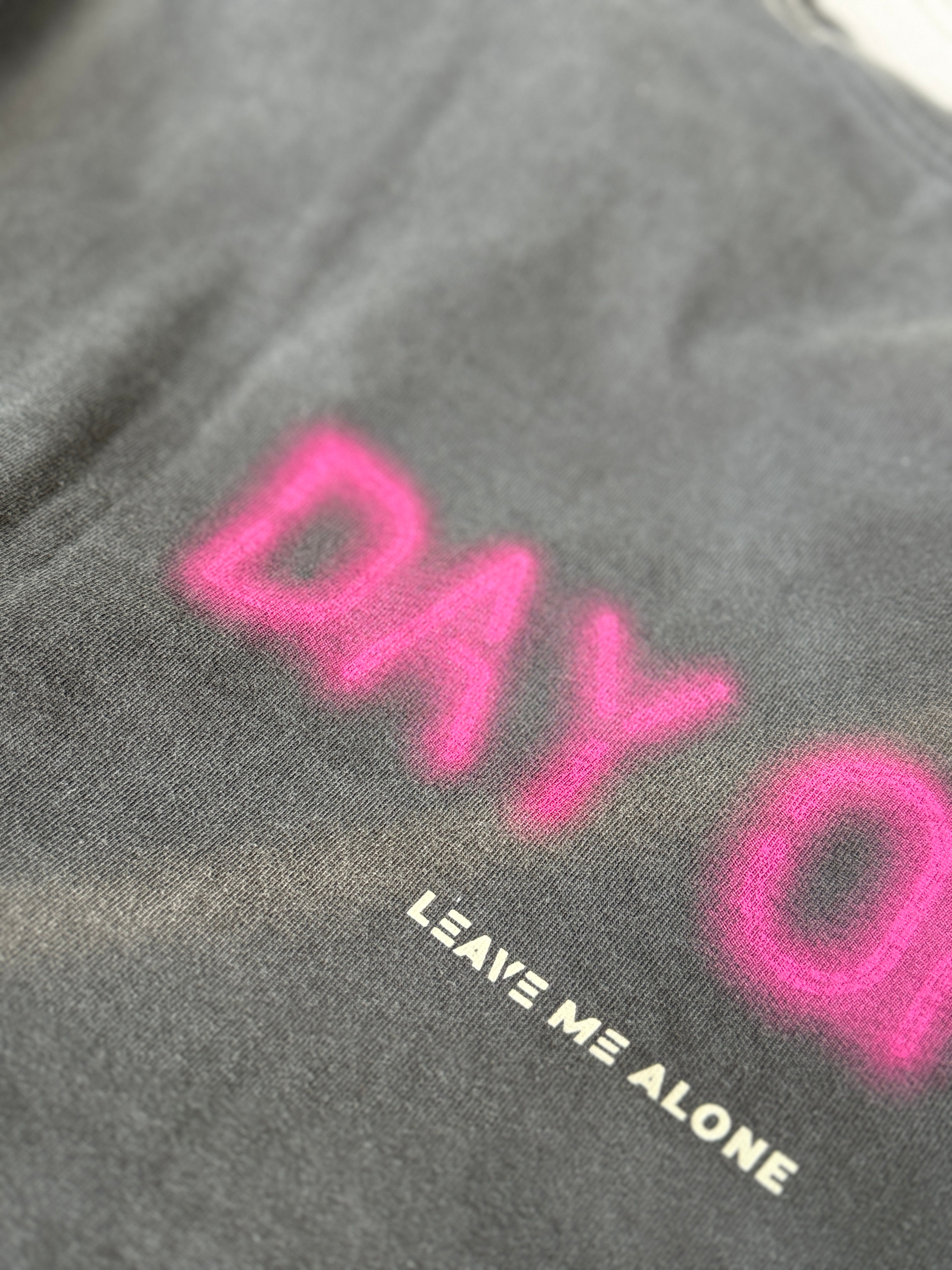 Tee shirt " CURT " noir délavé