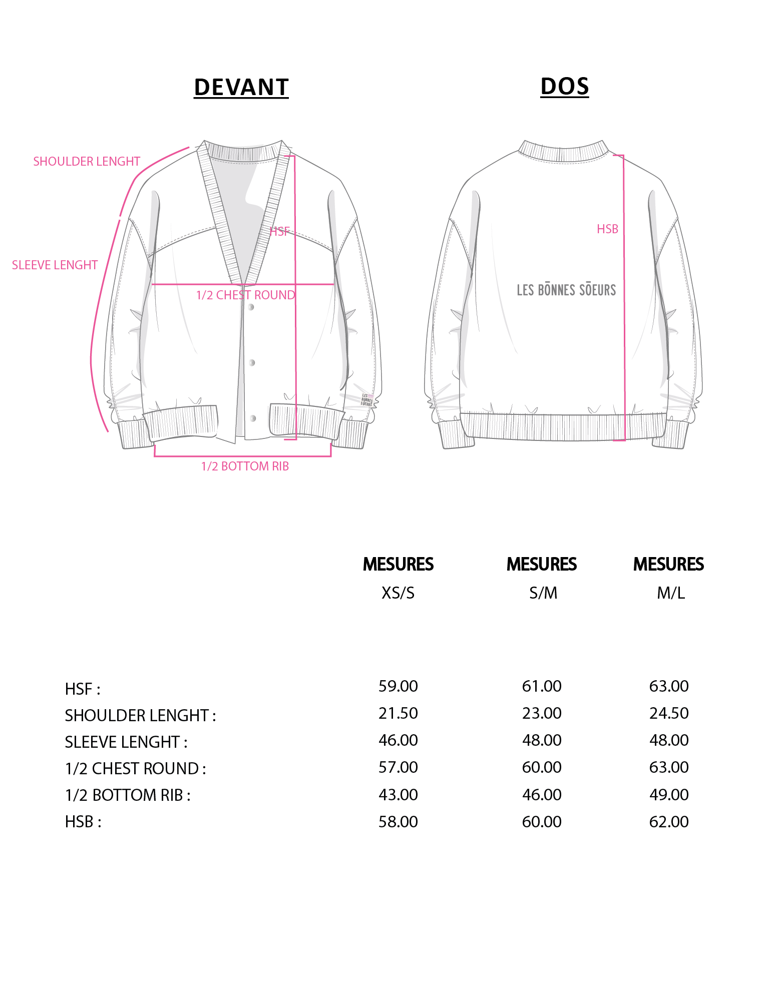 Bombers " POLETTE " écru