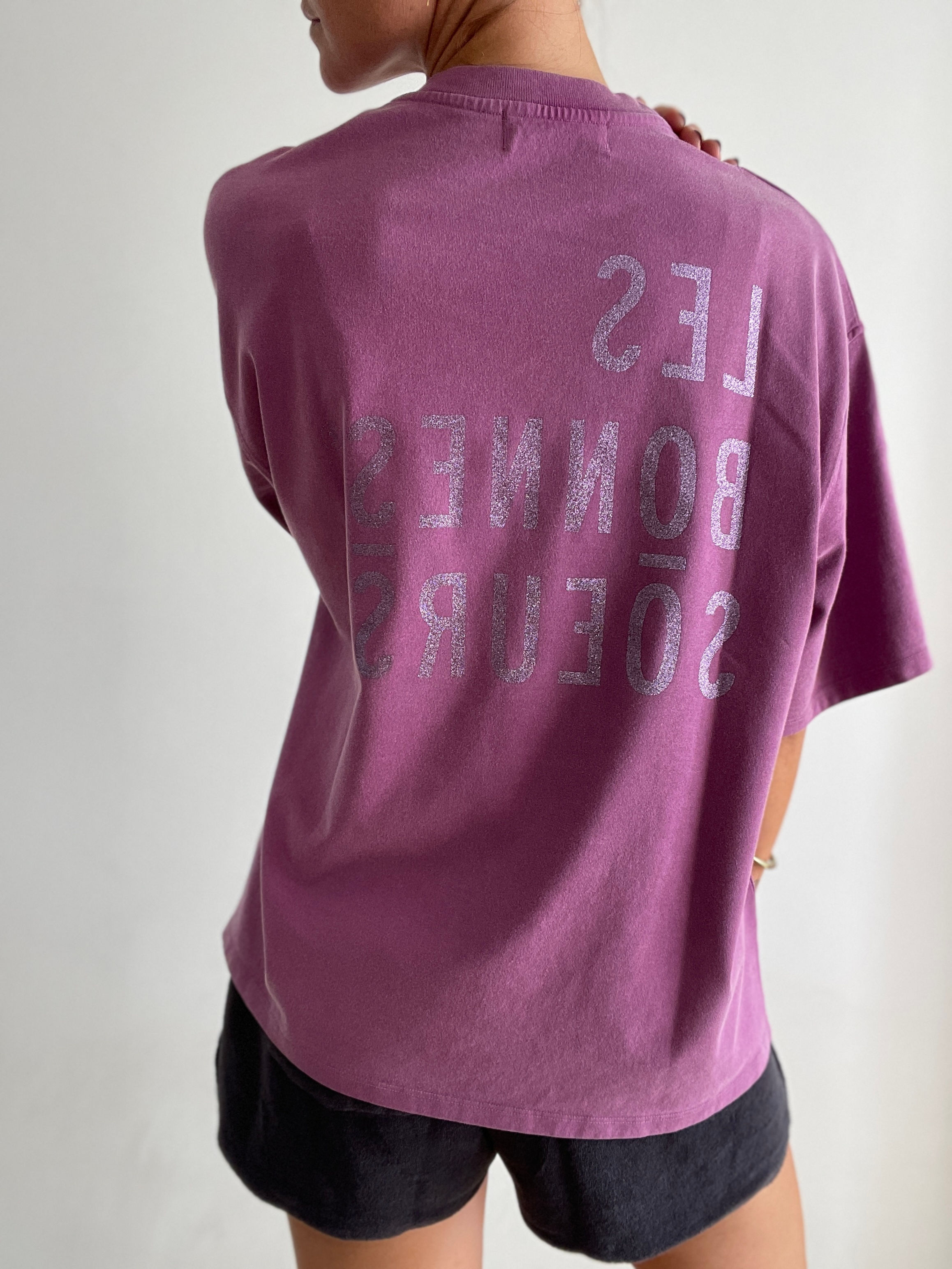 Tee shirt " BASILE " violet