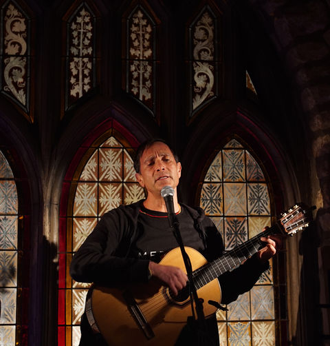 Moshe Halperin - singer songwriter and co founder of Medicine festival