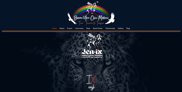 becomeyourownmedicine.co.uk Jenny Lynne Sessions aka Jen-ix - website created by creative source digital services