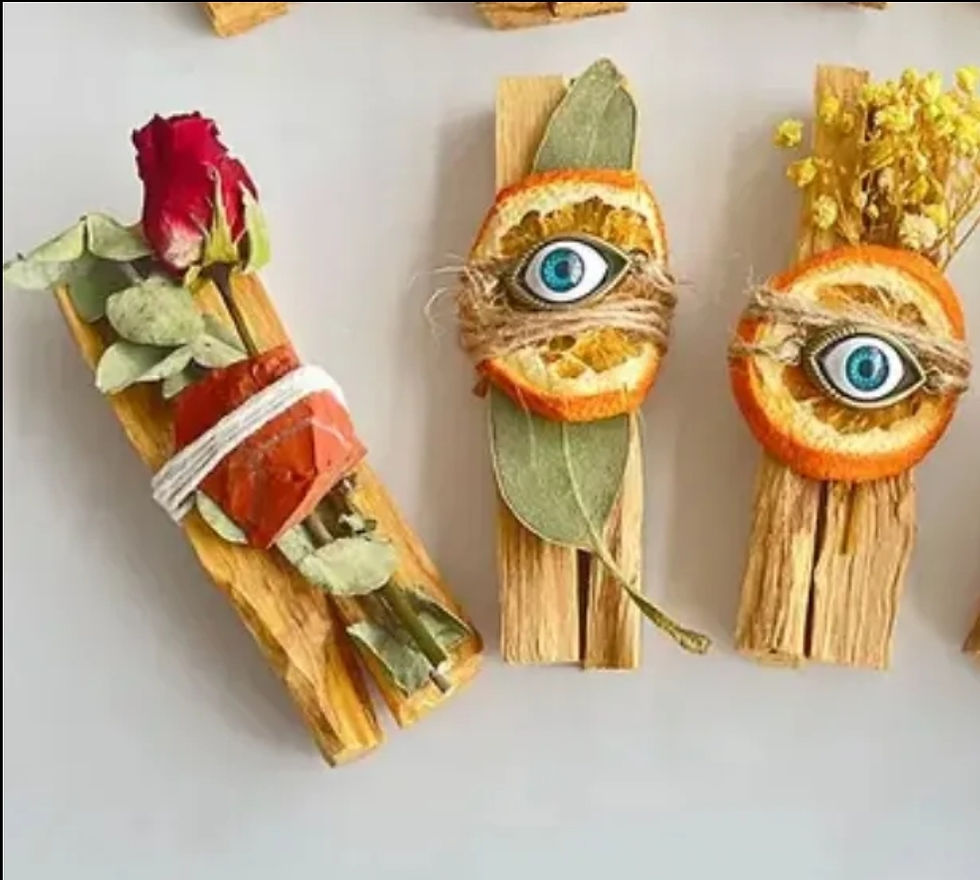Thumbnail: POWERFUL PALO SANTO INCENSE STICKS GIFT SET BUNDLE X5