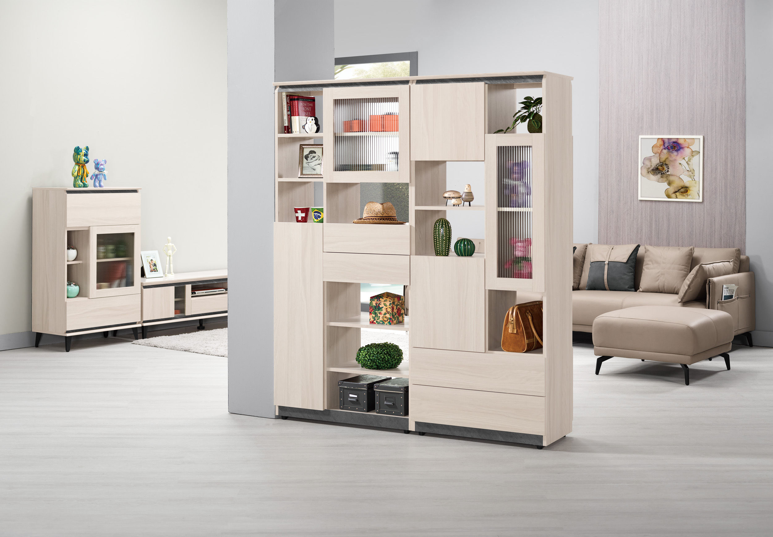 范德爾5尺雙面玄關櫃