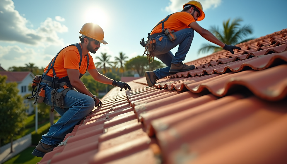 Expert Tile Roof Repair Services by Anthony Conti Roofing in Lake Worth FL with Generations of Experience
