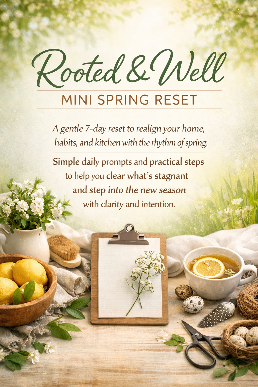 Rooted & Well: Mini Spring Guide