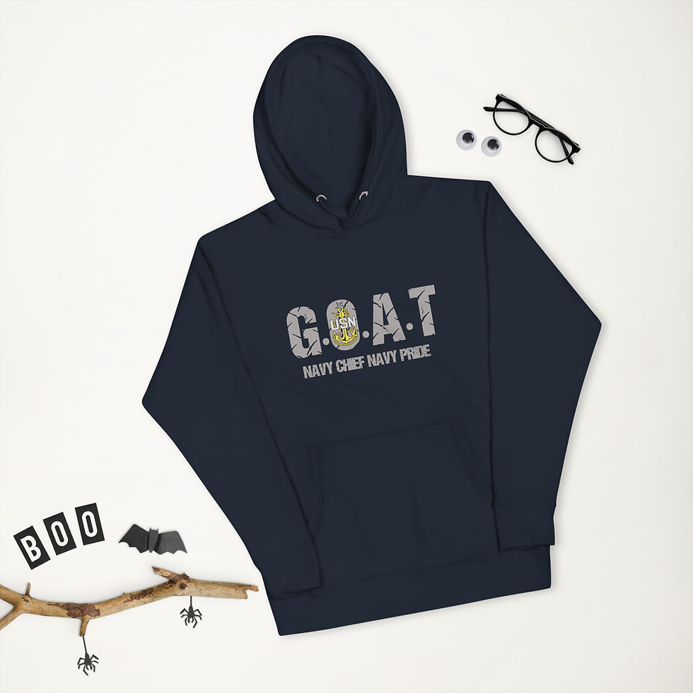 Thumbnail: Navy Senior Chief GOAT Unisex Hoodie