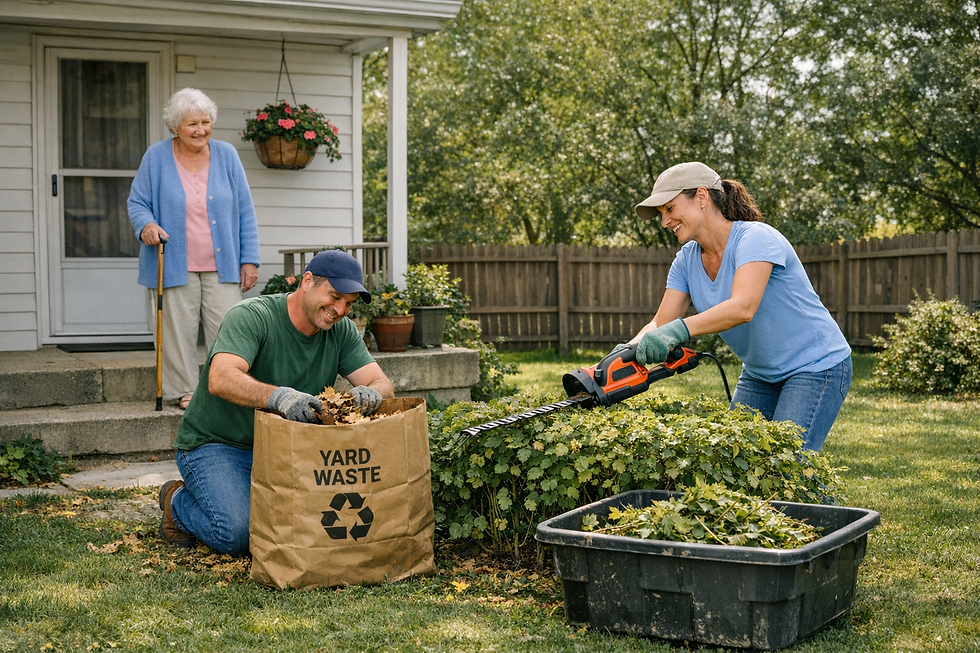 Serving Our Seniors Yard Work Flyer Info 