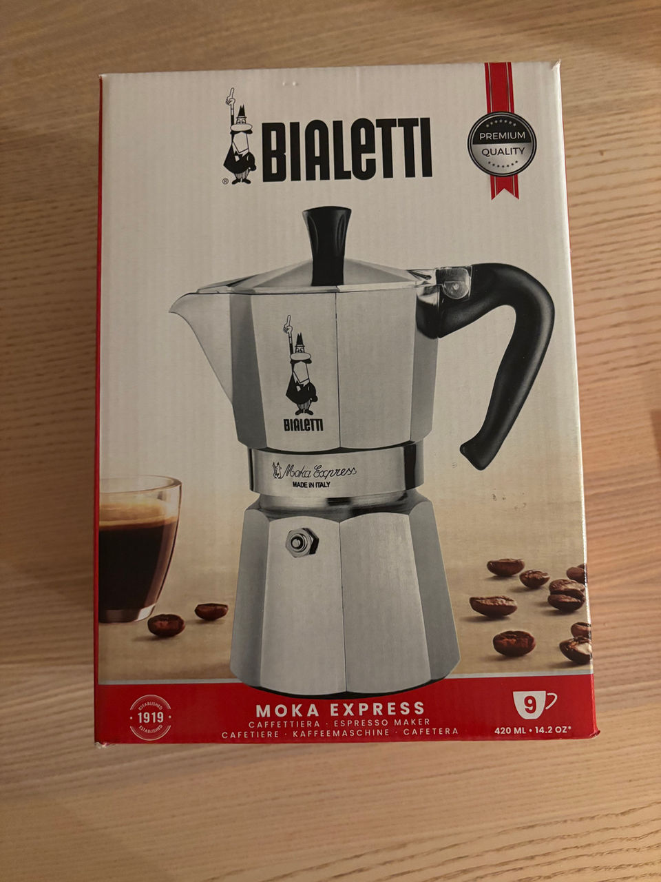 Bialette moka pot