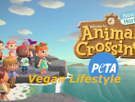 PETA por una vida vegana en Animal Crossing.
