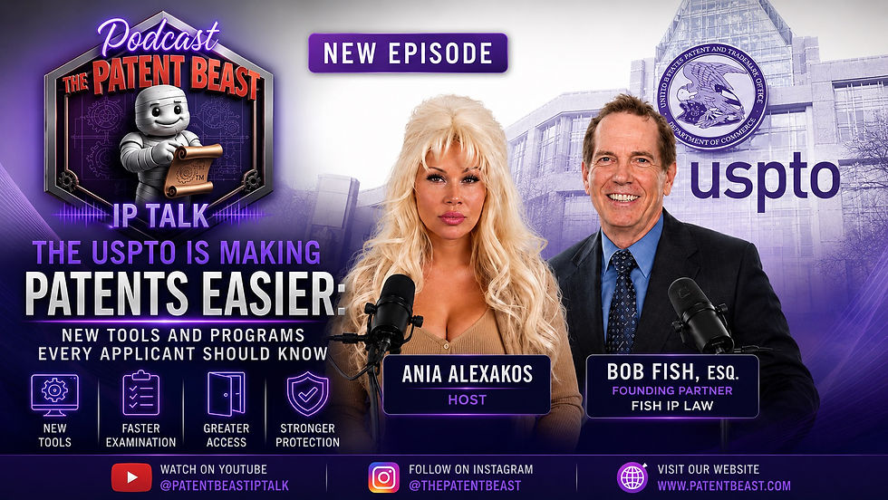 Watch Patent Beast Ip Talk new episode on our YouTube channel