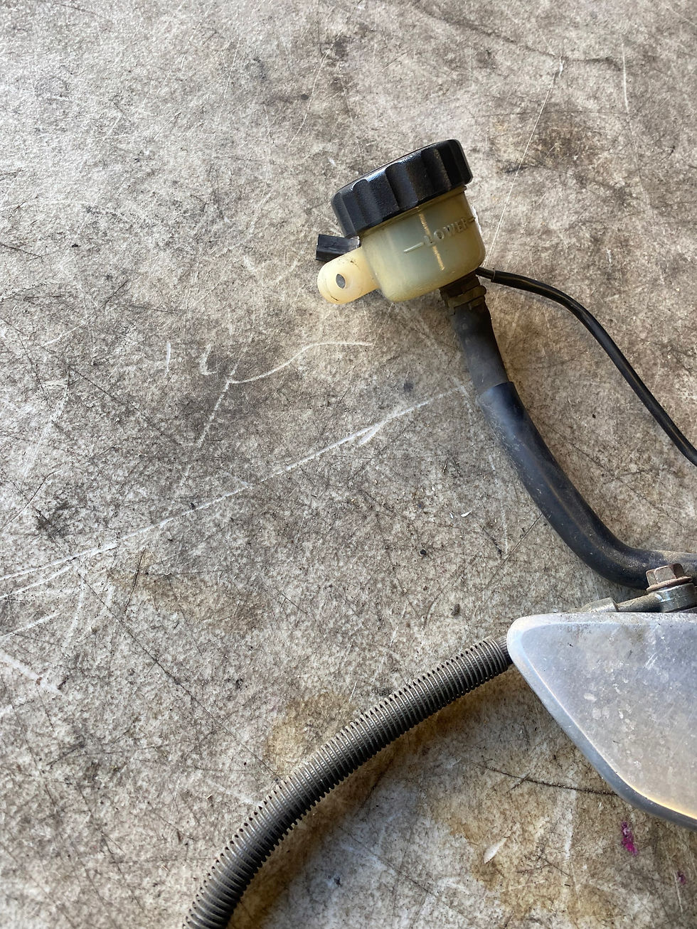 Thumbnail: YAMAHA FZ6 COMPLETE LEFT HAND FOOTPEG BRACKET