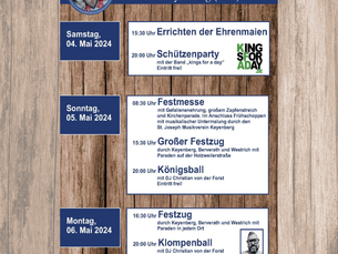 Reminder zum Schützenfest 2024!