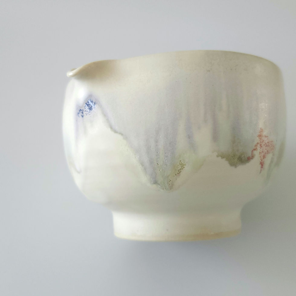 Thumbnail: Spouted Matcha Bowl Garden Whispers Collection 19
