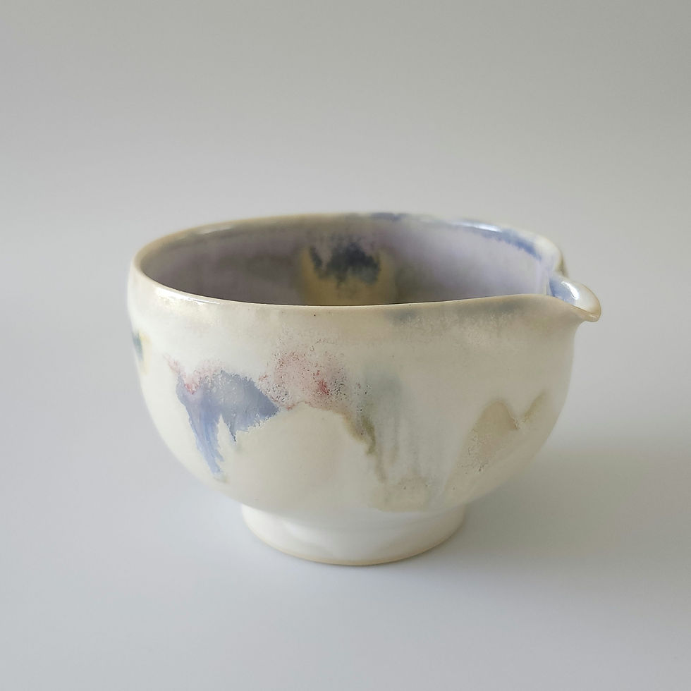 Thumbnail: Spouted Matcha Bowl Garden Whispers Collection 22
