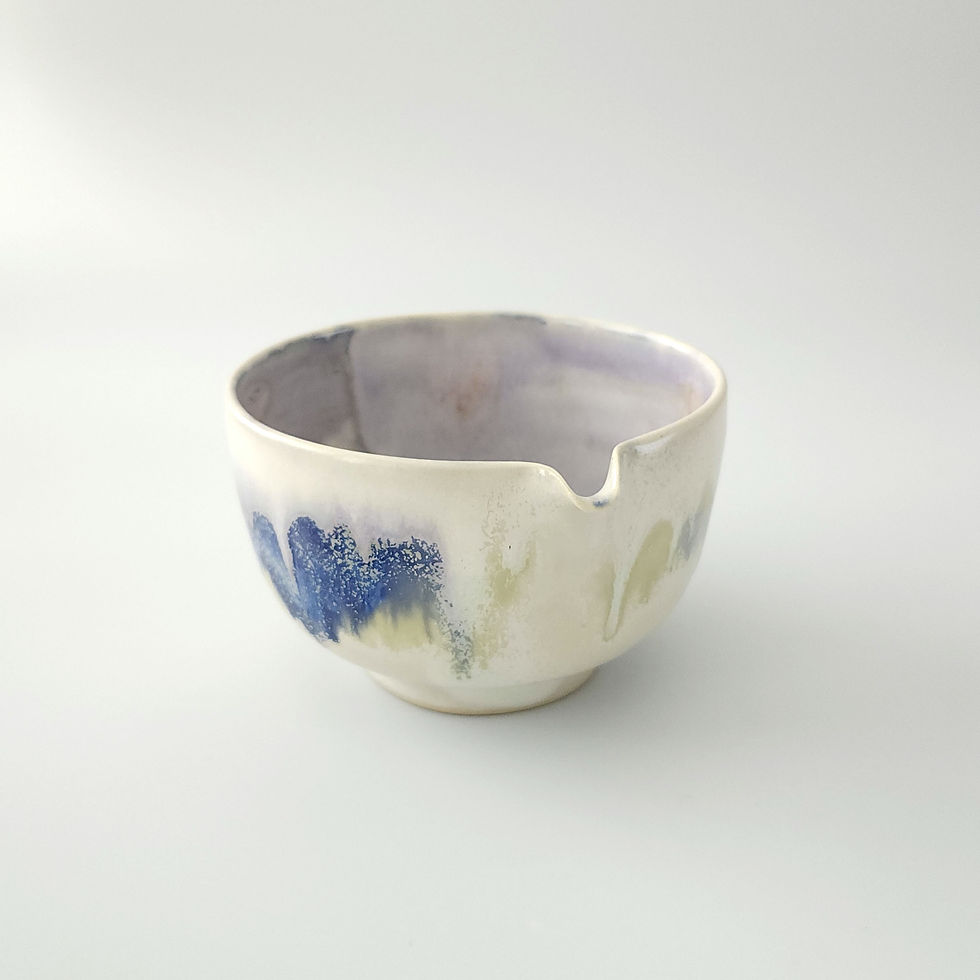 Thumbnail: Spouted Matcha Bowl Garden Whispers Collection 03