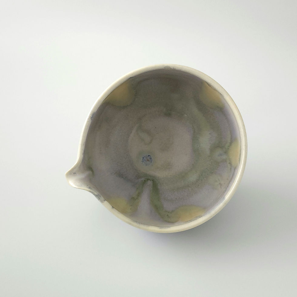 Thumbnail: Spouted Matcha Bowl Garden Whispers Collection 10