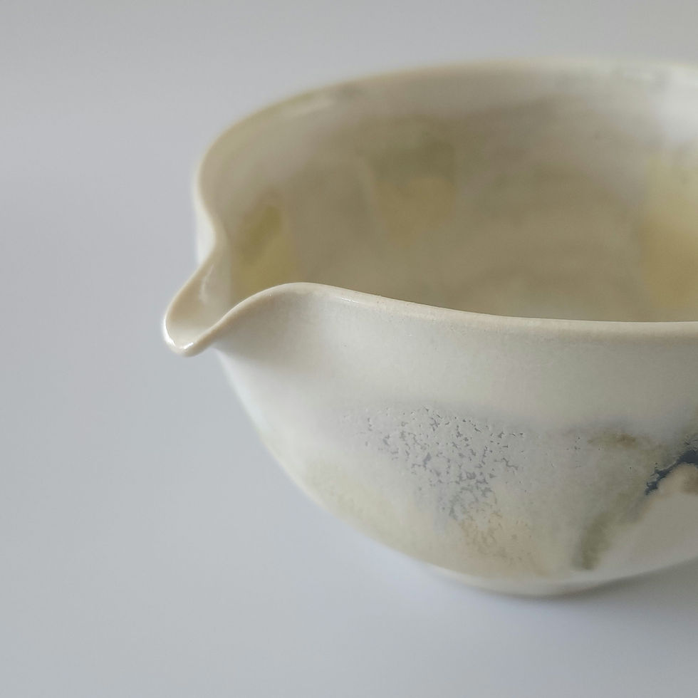 Thumbnail: Spouted Matcha Bowl Garden Whispers Collection 24