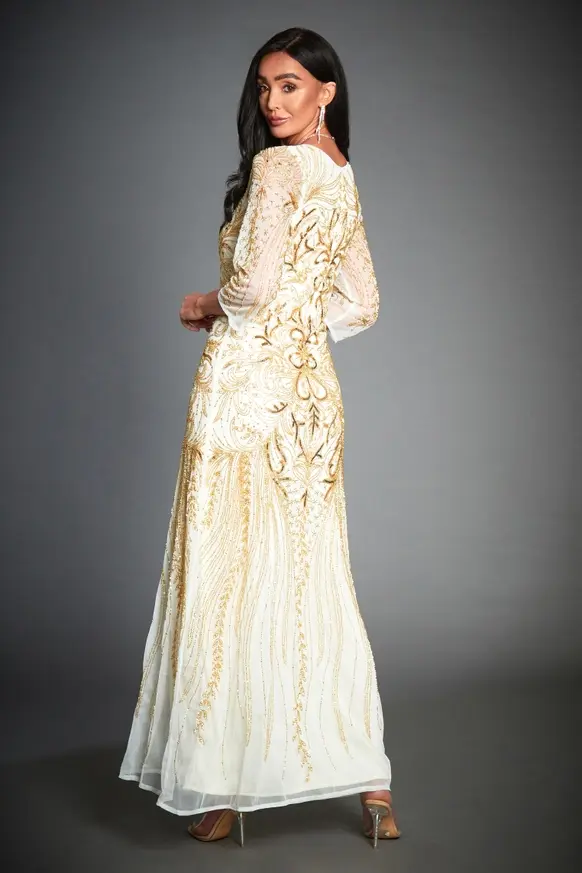 Thumbnail: Tessy Embellished Modest Dress