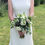 Thumbnail: Size 14 A line Crepe Wedding Dress
