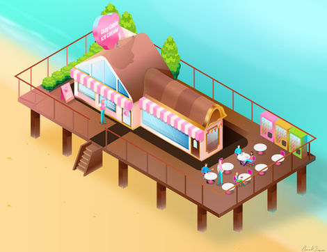 The Cozy Ice-Cream Cabin
