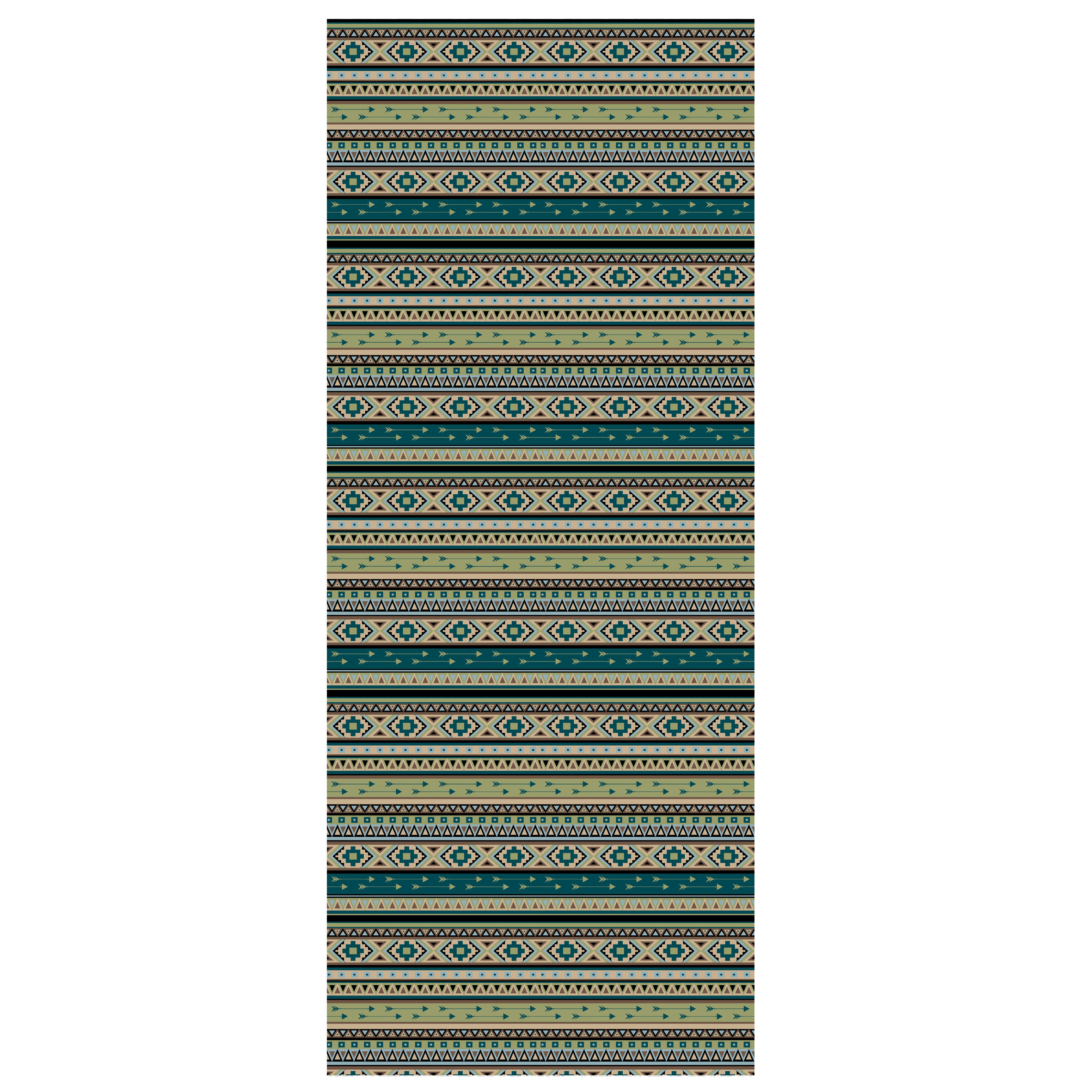 Ethnic Style Pattern Door Sticker