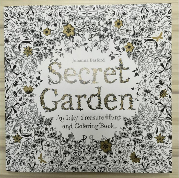 Thumbnail: 96 page Secret Garden Coloring Book for Adults/