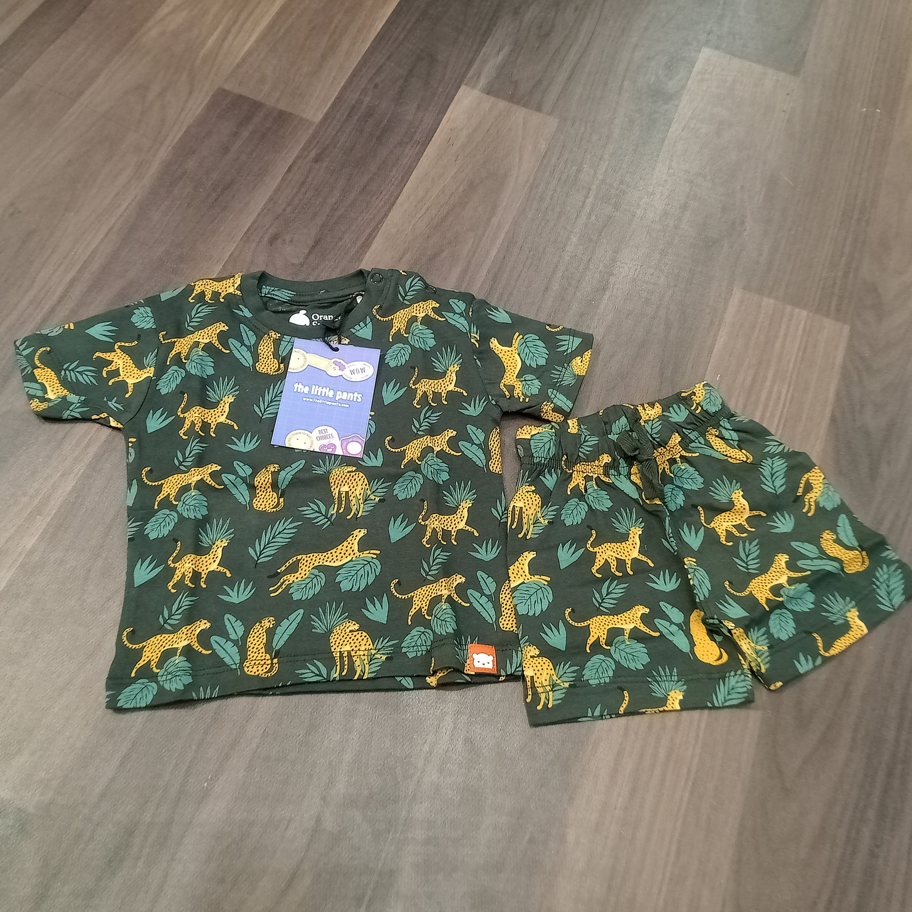 Cheetah chase shorts sets