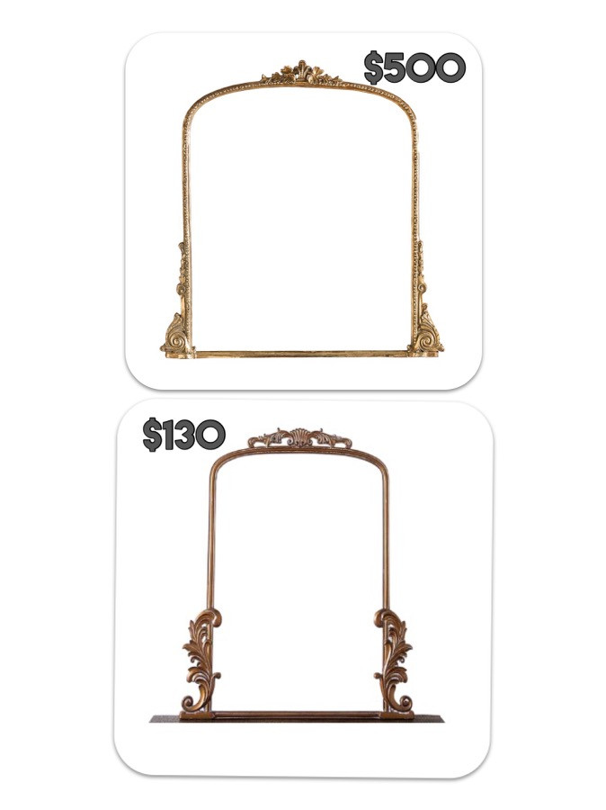 anthropologie mirror. splurge vs steal