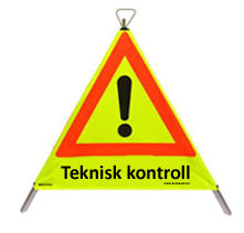 Miniatyrbilde: Foldeskilt, reflekterende