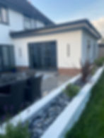 Rendered Extension with Bifold Door