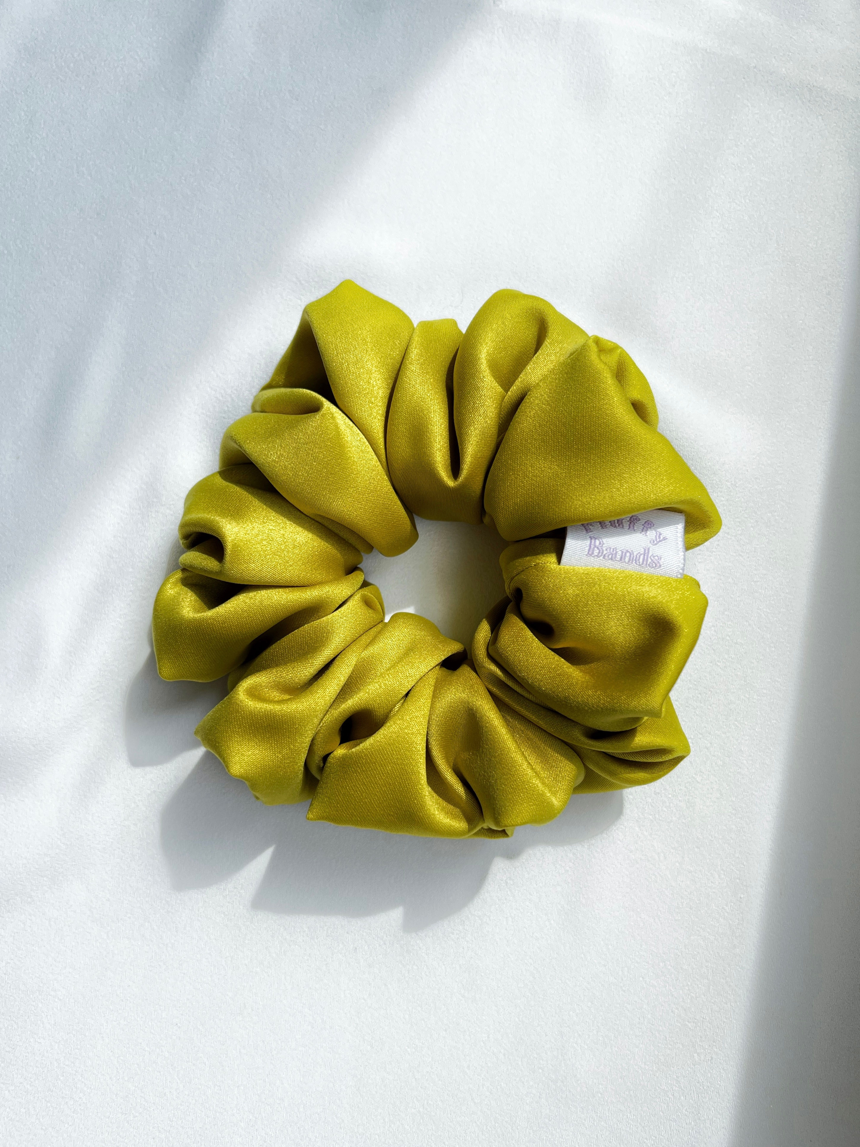 Fluffy Bands - Lime Satin