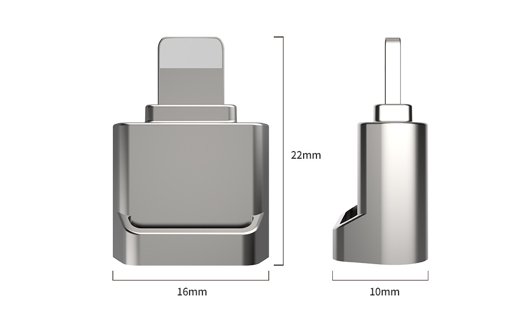 USB 3.0 OTG Card Reader Adapter for Apple Devices