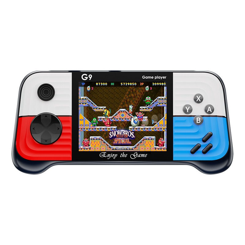 Retro Handheld Game Console with Joystick and Color Display