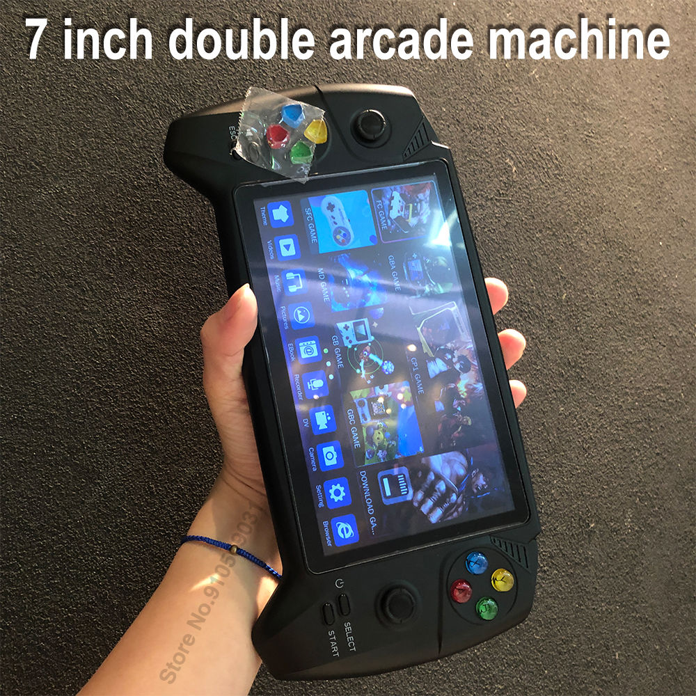 Dual Joystick Retro Handheld Game Console 7 Inch HD