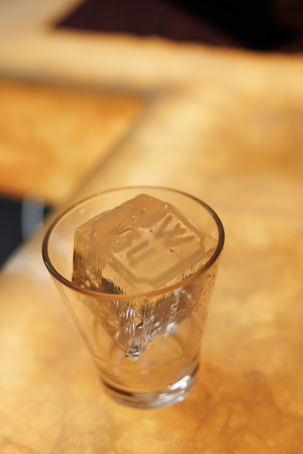 Etched Cocktail Ice