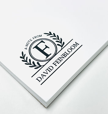 Personalized Notepad Family Name