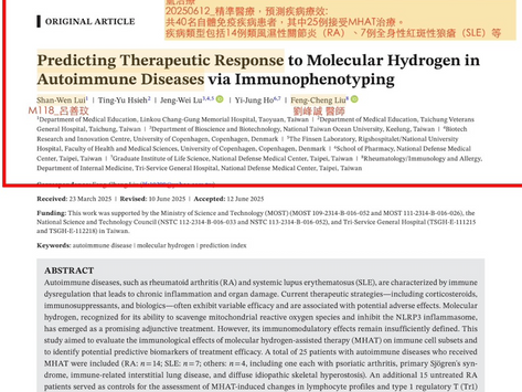 Predicting Hydrogen Therapy Efficacy: A Breakthrough by HOHO Biotech
