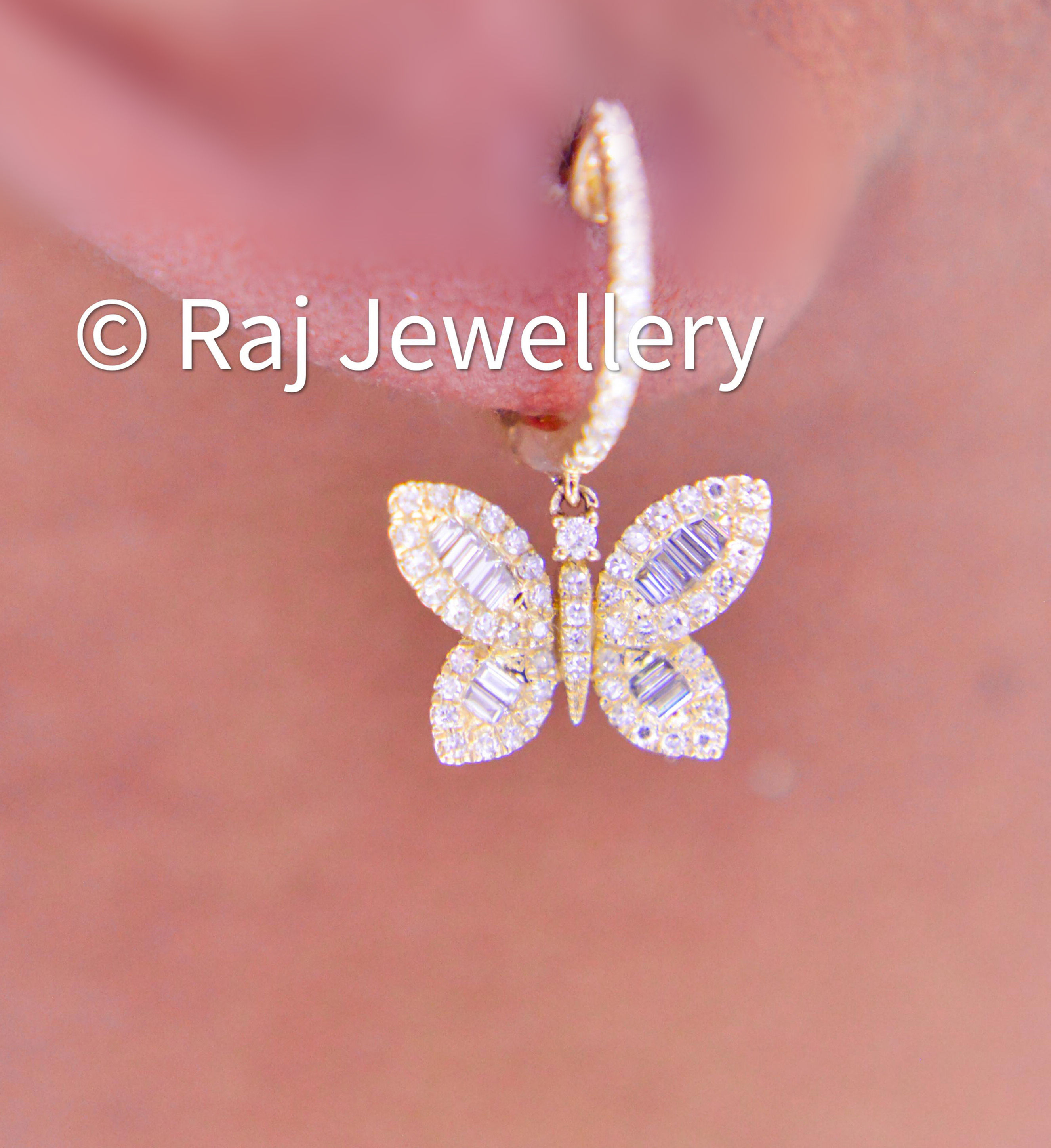 Diamonds Drop Earring #0050