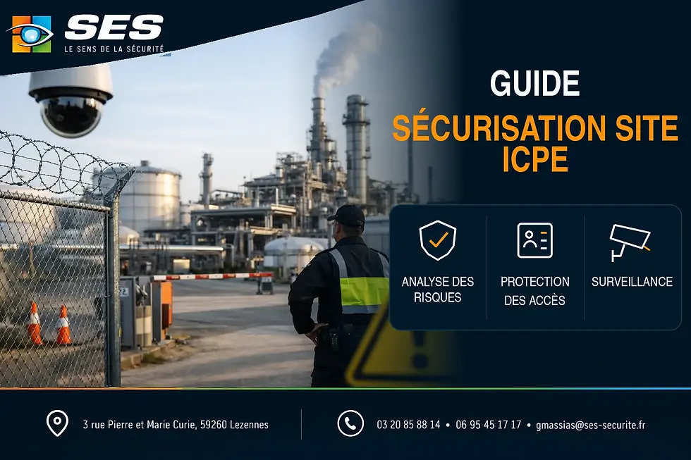 Guide sécurisation site ICPE — SES Sécurité, Lezennes