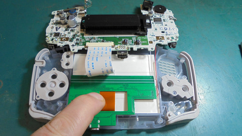 GBA HDMI化キット ｜GBA 白く HDMI KIT