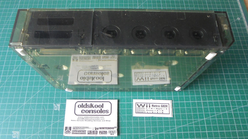 Thumbnail: Crystal Black PAL Nintendo Wii with PixelFX RetroGEM HDMI