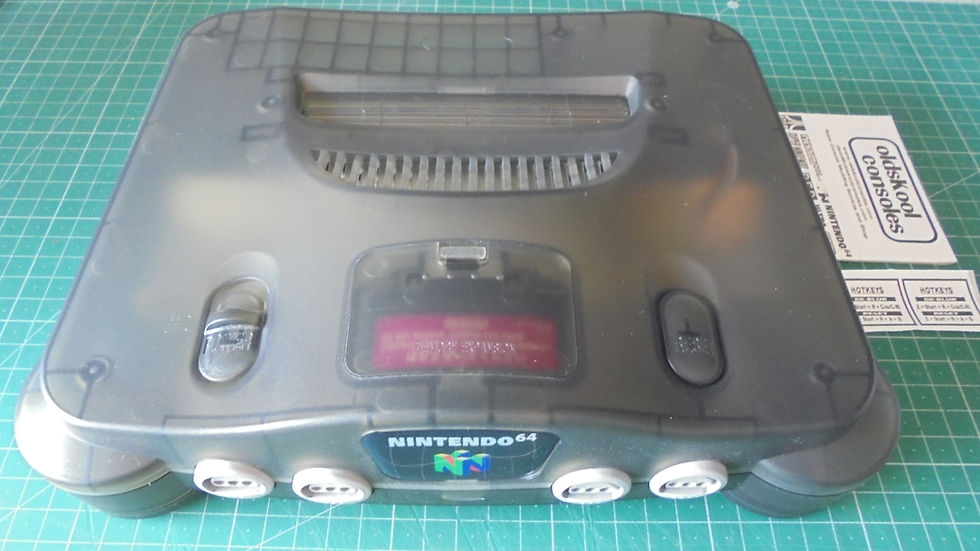 Thumbnail: Crystal Black RGB + UltraPIF Region Free N64