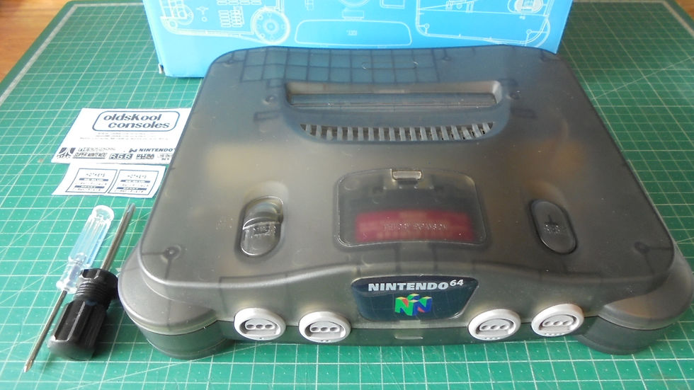 Thumbnail: Crystal Black RGB + UltraPIF Region Free N64