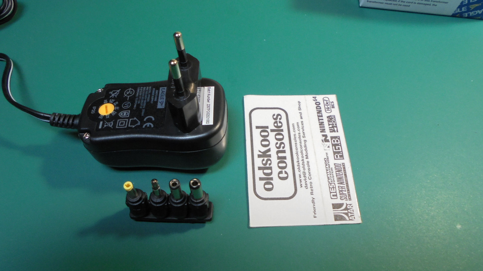 EU Retro Console Power Adapter