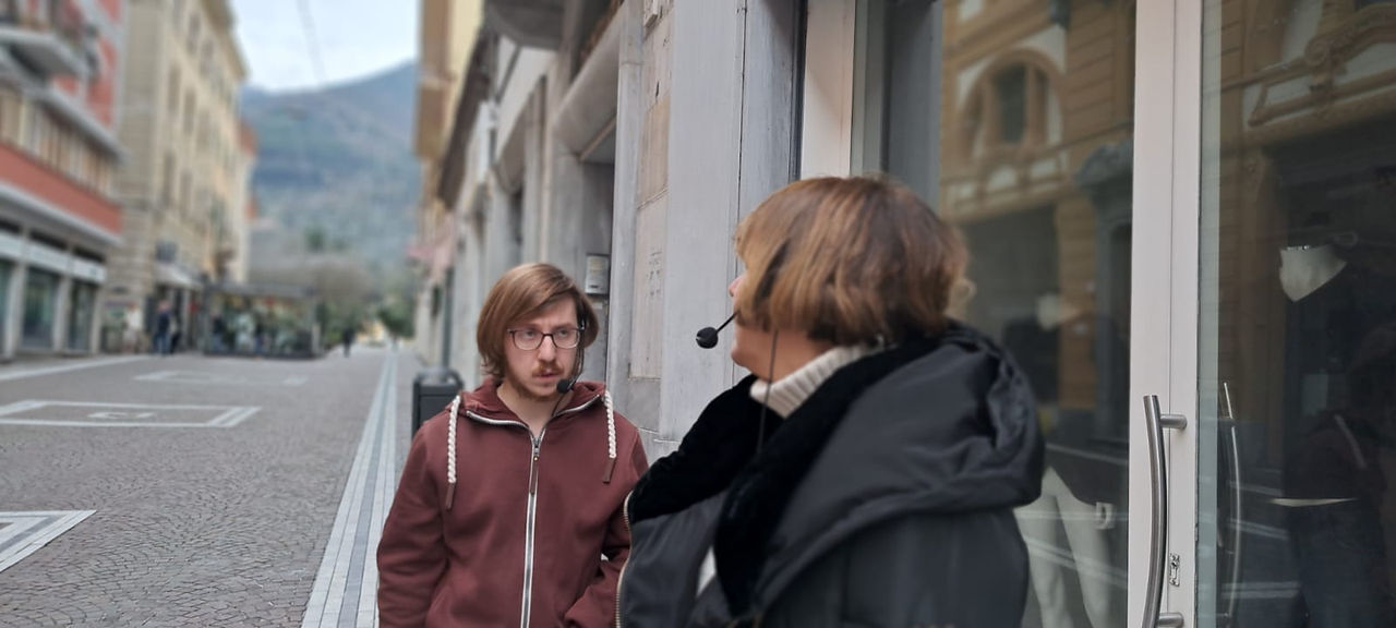 Alessandro e sua zia Anna. 