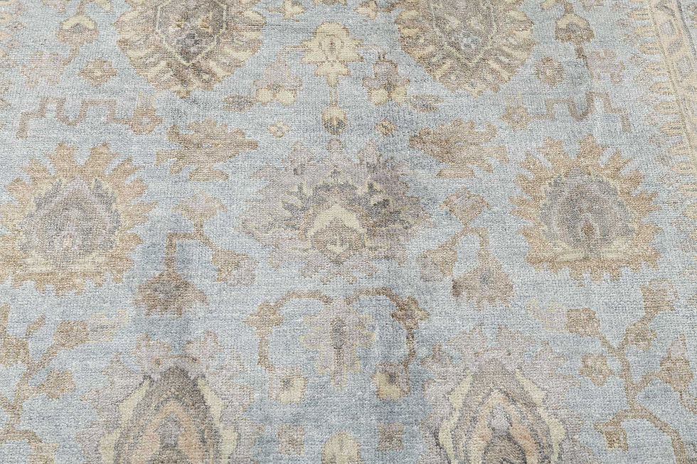 Thumbnail: B-8394 Oushak A Bamboo Silk 6x9