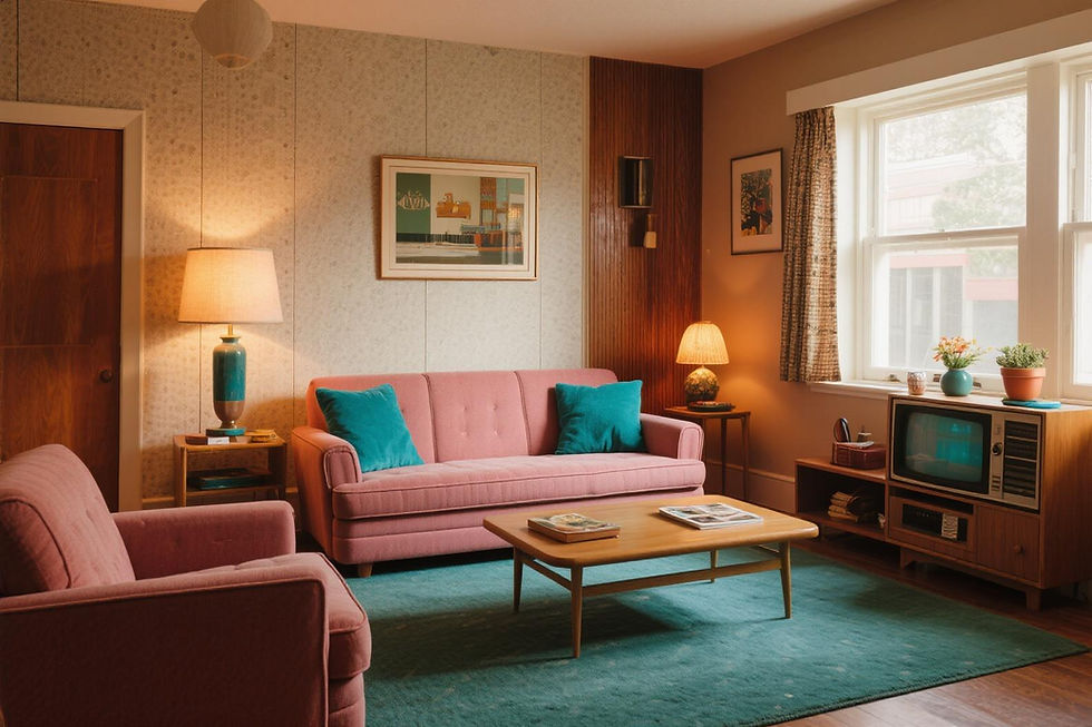 80s Living Room Decor