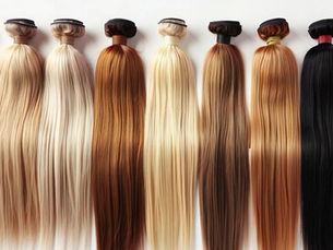 clip-in human hair extensions